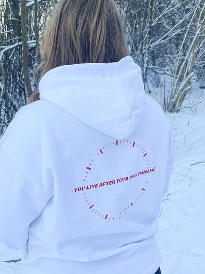 White cloud - Timeline Hoodie